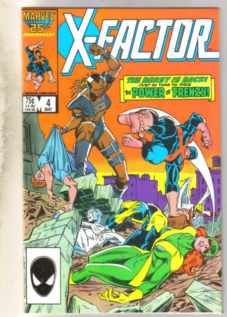 X-Factor #4 comic book near mint 9.4