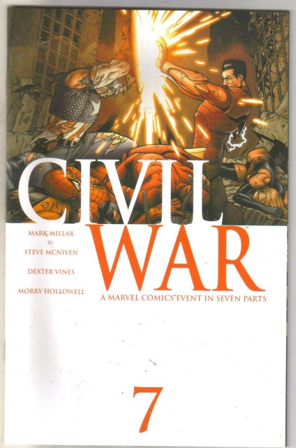 Civil War #7 comic book mint 9.8