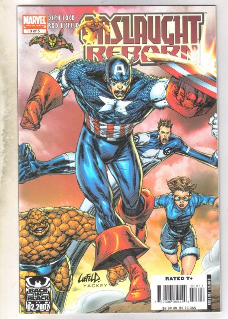 Onslaught Reborn regular edition #3 comic book near mint 9.4