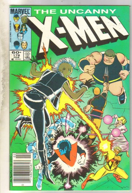 Uncanny X-men #178 comic book very fine 8.0