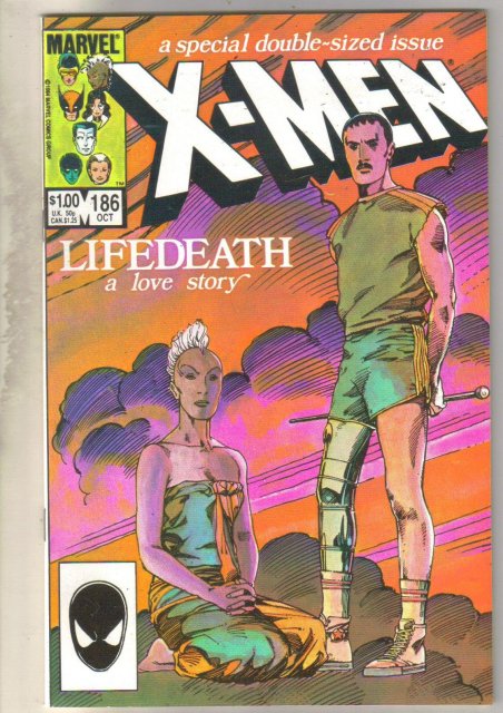 Uncanny X-men #186 comic book near mint 9.4
