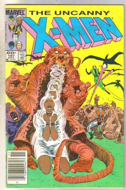 Uncanny X-men #187 comic book fine 6.0