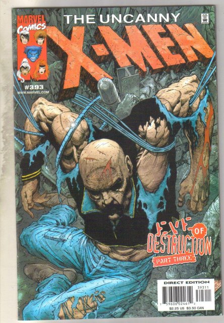 Uncanny X-men #393 comic book mint 9.8