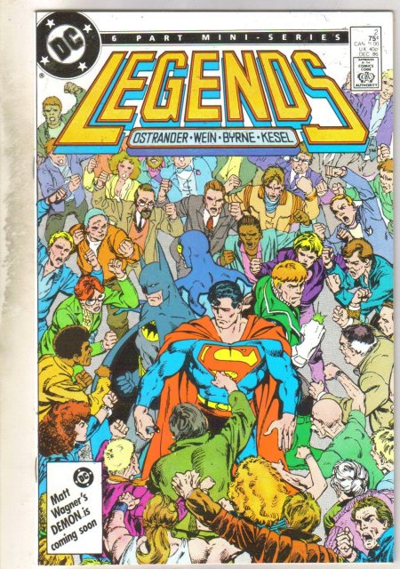 Legends #2 comic book near mint 9.4