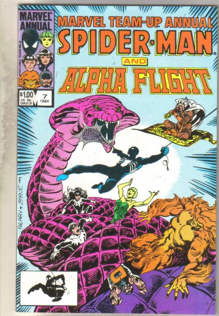 Marvel Team-Up Annual #7 comic book near mint 9.4