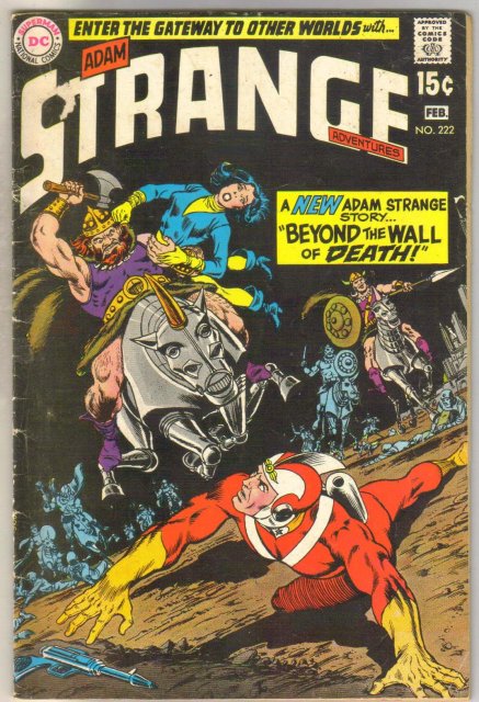 Strange Adventures #222 comic book very good 4.0