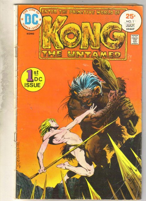 Kong the Untamed #1 comic book mint very good 4.0