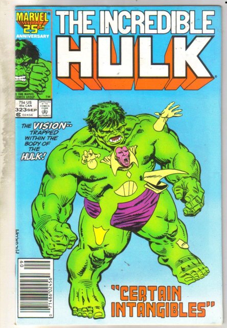 Incredible Hulk #323 comic book very good 4.0