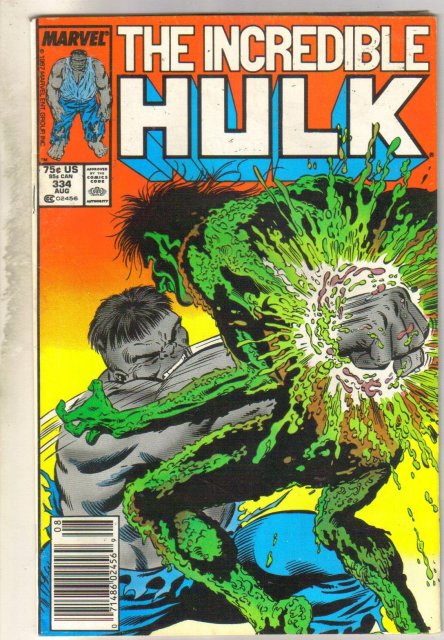 Incredible Hulk #334 comic book very fine 8.0
