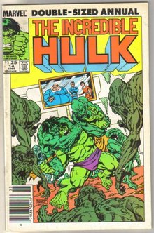 Incredible Hulk annual #14 comic book very fine 8.0