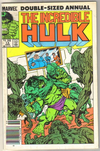 Incredible Hulk annual #14 comic book very fine 8.0