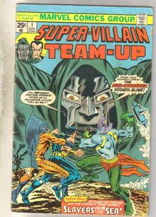 Super-Villain Team-Up #1 comic book good/very good 3.0