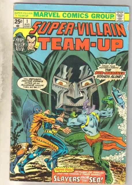 Super-Villain Team-Up #1 comic book good/very good 3.0