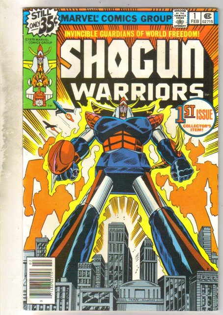 Shogun Warriors #1 comic book very good/fine 5.0
