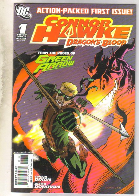Connor Hawke Dragon's Blood #1 comic book mint 9.8