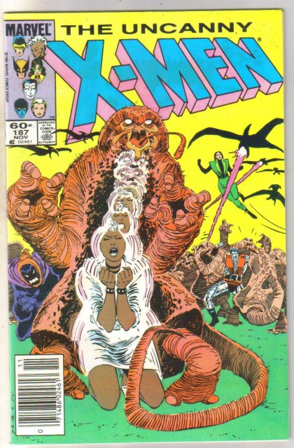 Uncanny X-men #187 comic book near mint 9.4