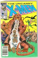 Uncanny X-men #187 comic book near mint 9.4