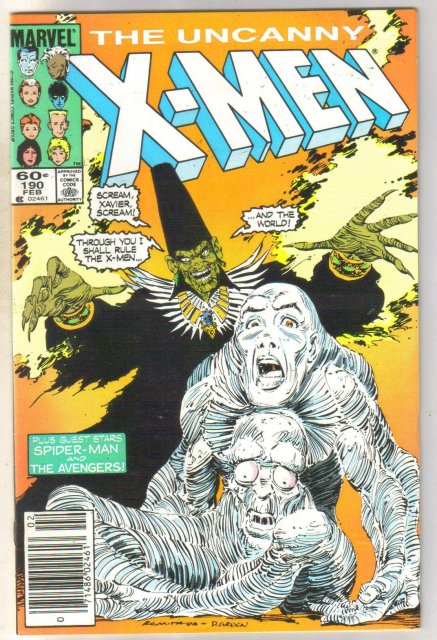 Uncanny X-men #190 comic book near mint 9.4