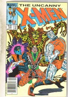 Uncanny X-men #192 comic book near mint 9.4