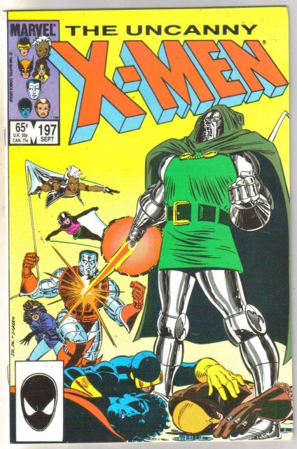 Uncanny X-men #197 comic book near mint 9.4