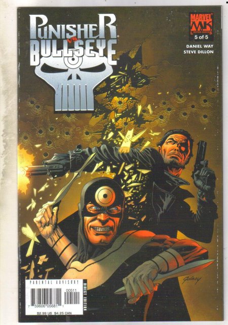 Punisher vs. Bullseye #5 comic book near mint 9.4
