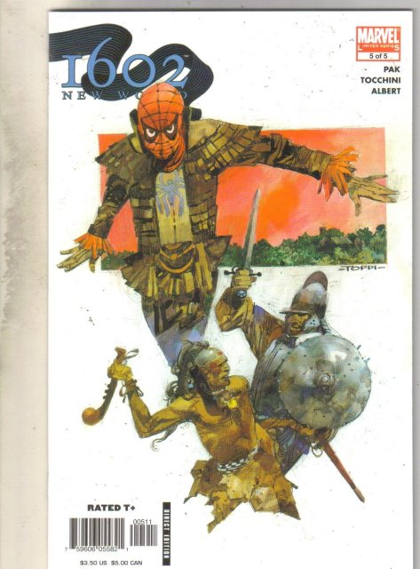 Marvel 1602 New World #5 comic book near mint 9.4