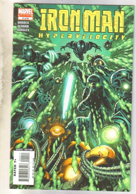 Iron Man Hypervelocity #4 comic book near mint 9.4