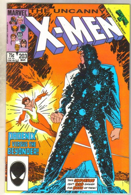 Uncanny X-men #203 comic book near mint 9.4