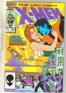 Uncanny X-men #204 comic book near mint 9.4