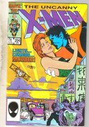 Uncanny X-men #204 comic book near mint 9.4