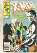 Uncanny X-men #210 comic book very good 4.0