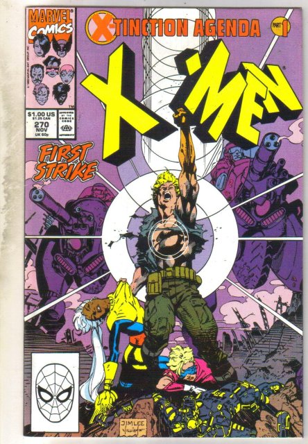 Uncanny X-men #270 comic book near mint 9.4