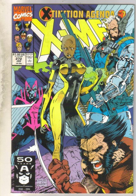 Uncanny X-men #272 comic book near mint 9.4