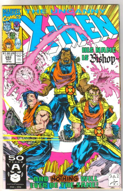 Uncanny X-men #282 comic book near mint 9.4