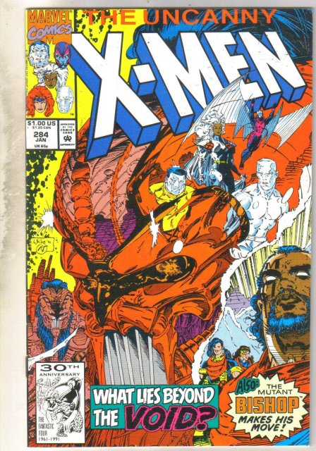 Uncanny X-men #284 comic book near mint 9.4