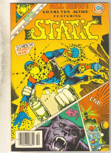 Static #11 comic book very fine 8.0