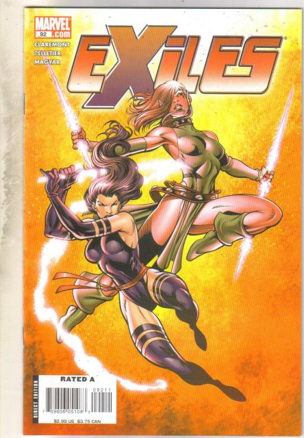 Exiles #92 comic book near mint 9.4