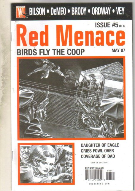 Red Menace #5 comic book near mint 9.4