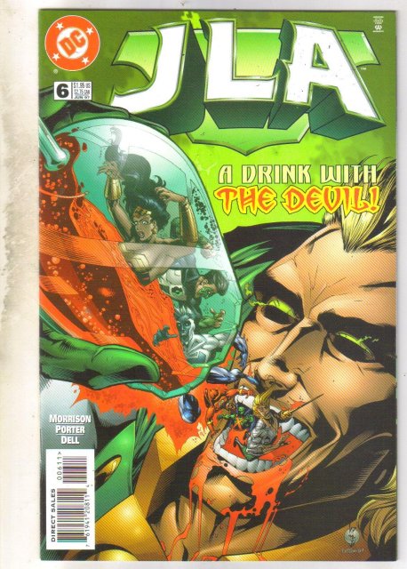 JLA #6 comic book near mint 9.4