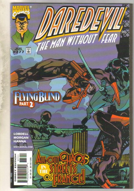 Daredevil #377 comic book near mint 9.4