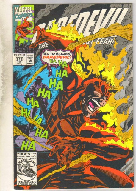 Daredevil #313 comic book very fine 8.0