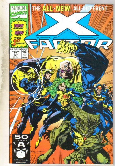 X-factor #71 comic book near mint 9.4