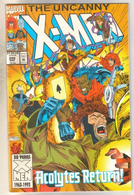 Uncanny X-men #298 comic book mint 9.8