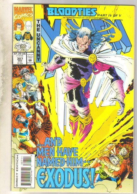 Uncanny X-men #307 comic book mint 9.8