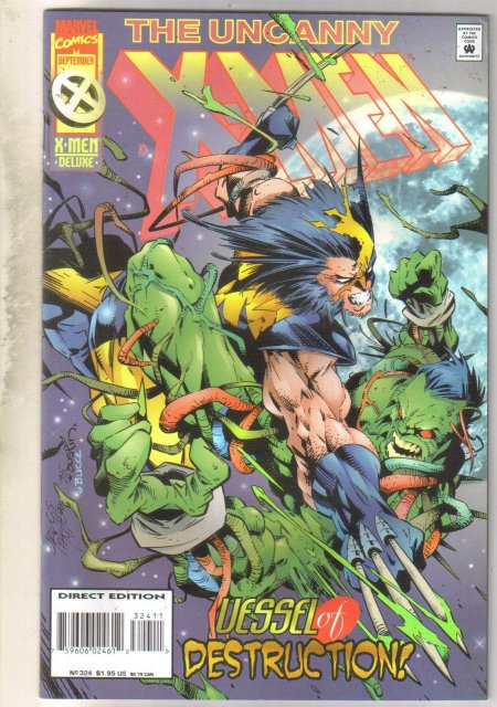 Uncanny X-men #324 comic book mint 9.8