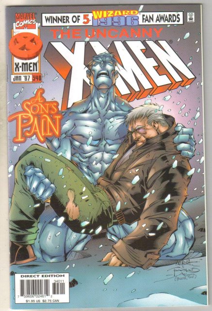 Uncanny X-men #340 comic book mint 9.8