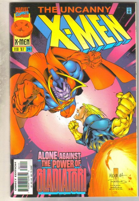 Uncanny X-men #341 comic book mint 9.8