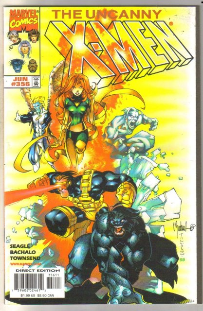 Uncanny X-men #356 comic book mint 9.8