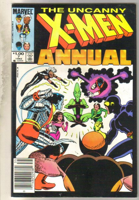 Uncanny X-men Annual #7 comic book very fine 8.0