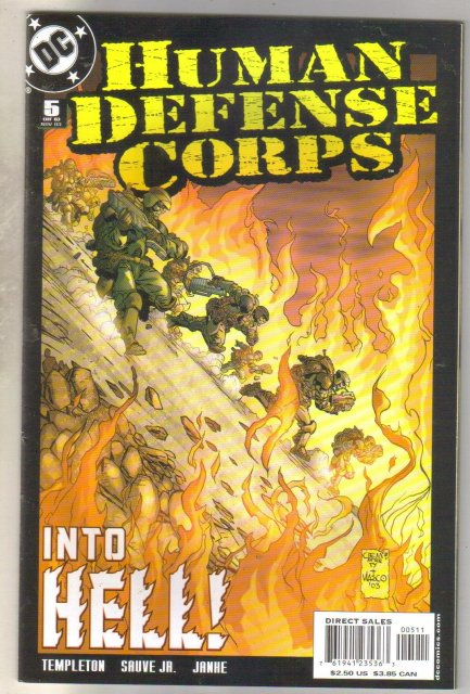 Human Defense Corps #5 comic book near mint 9.4